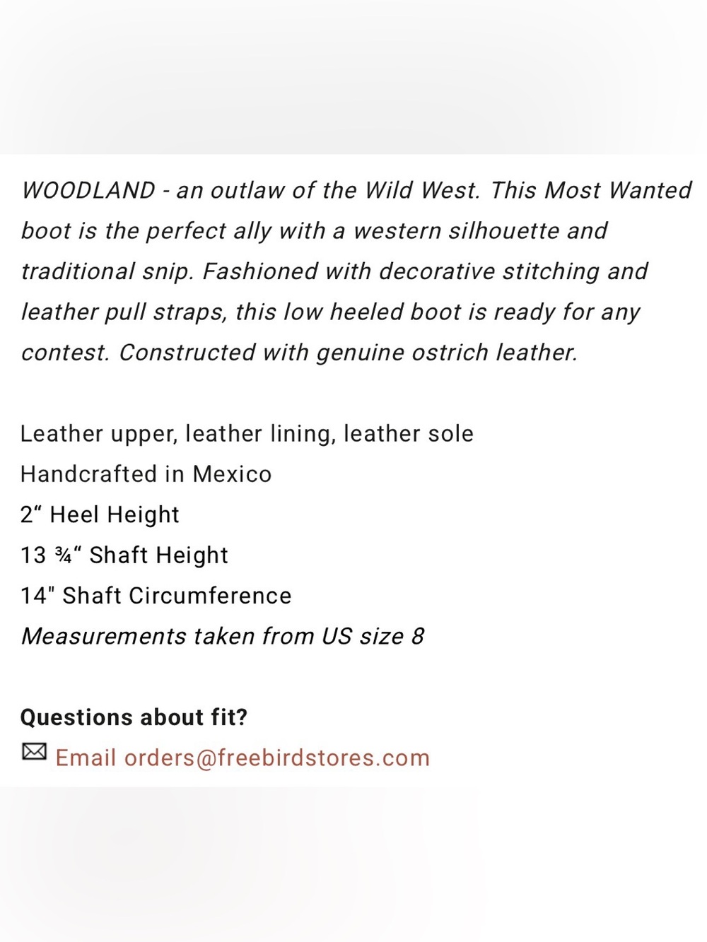 Freebird woodland wheat ostrich Cream and Brown Heeled Boots 2” size 7 - Picture 14 of 14